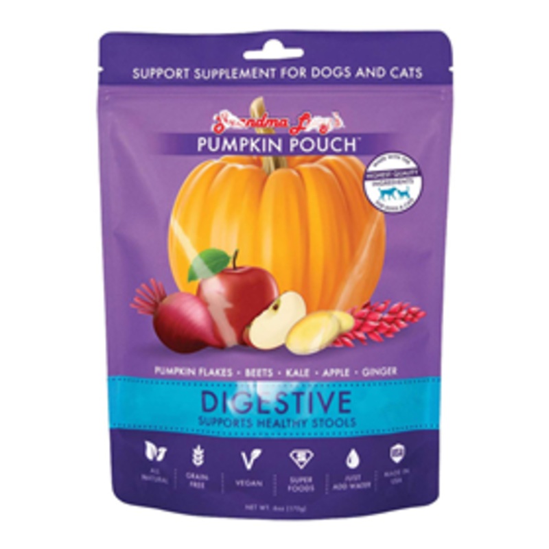 Grandma Lucy’s Pumpkin Pouch Digestive Support Supplement for Dogs & Cats