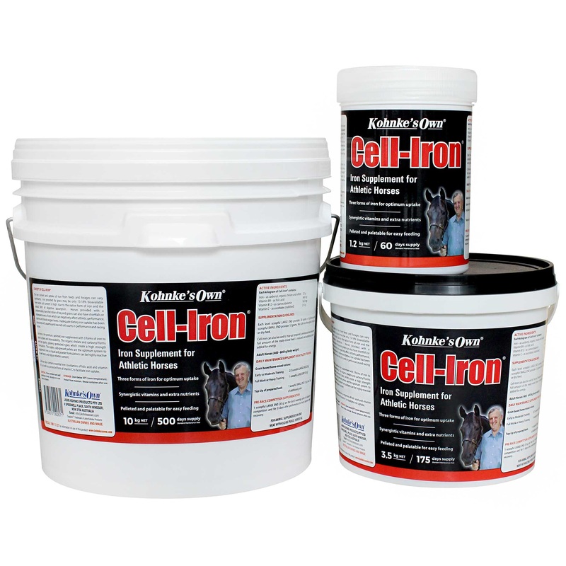 Kohnke’s Own Cell-Iron Iron Supplement for Athletic Horses