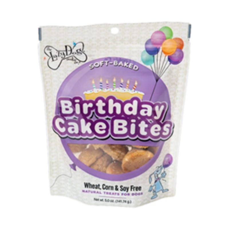 Lazy Dog Cookie Co Birthday Cake Bites  5oz.