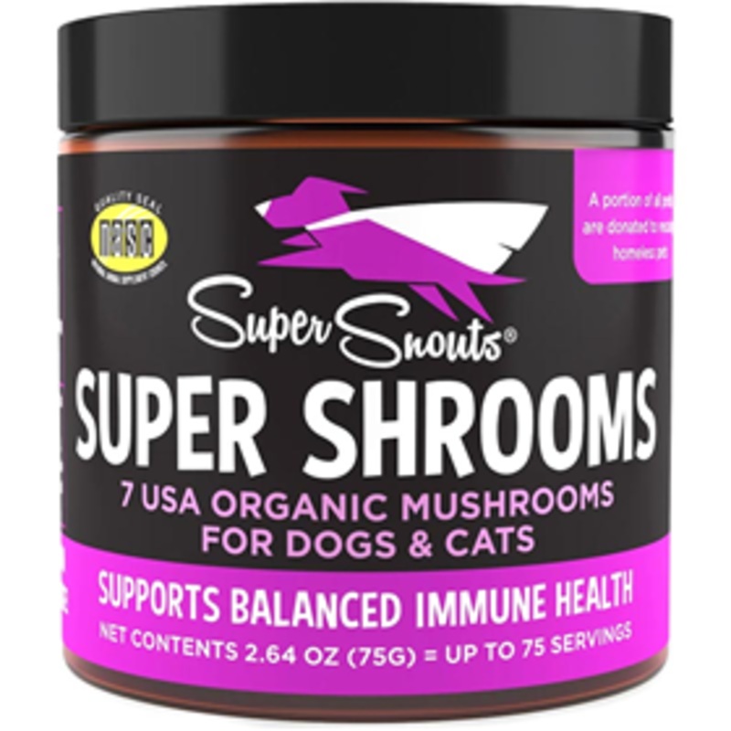 Super Snouts Super Shrooms Organic Mushroomsfor Dogs & Cats