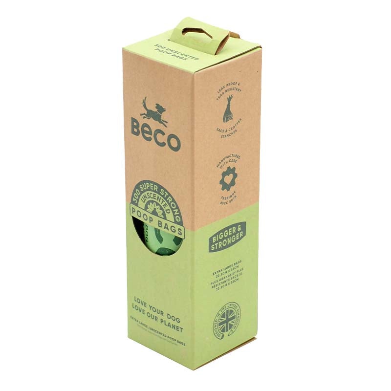 Beco Unscented Poop Bags Grab-and-Go 300 Pack Roll
