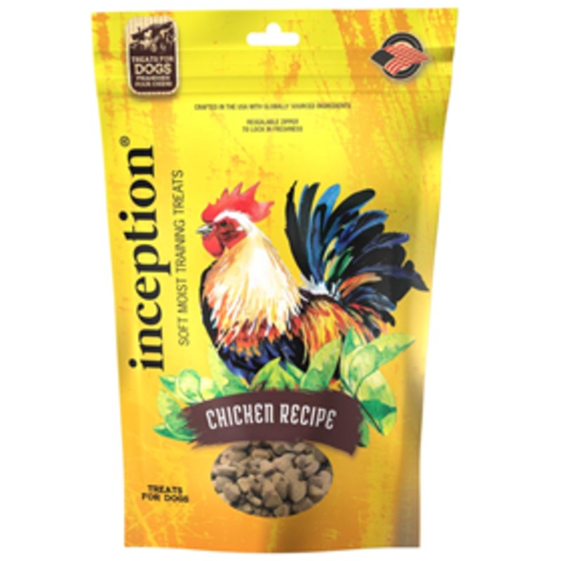 Inception Soft Moist Training Treats Chicken Recipe 4 oz.