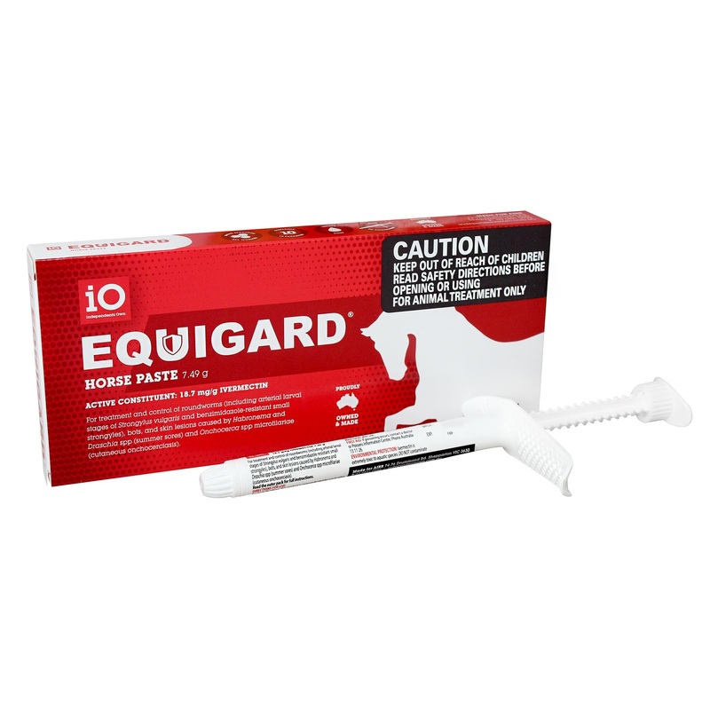 iO Equigard Red Horse Worming Paste 7.49g