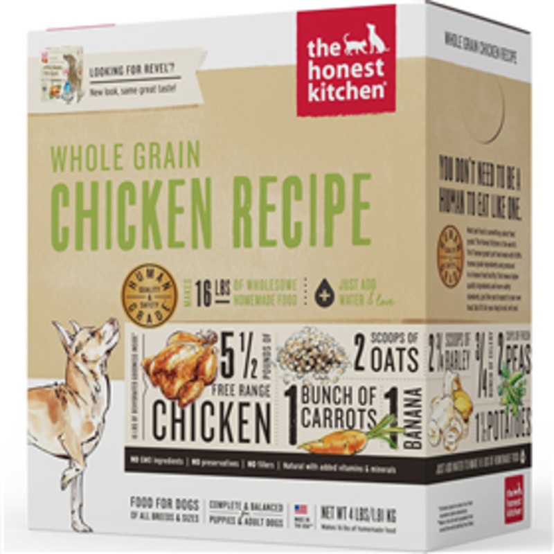 The Honest Kitchen Whole Grain Chicken Recipe Dehydrated Dog Food