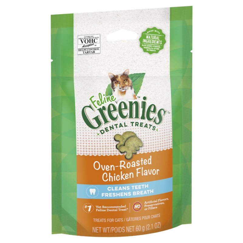 Greenies Cat Dental Health Treats Oven Roasted Chicken
