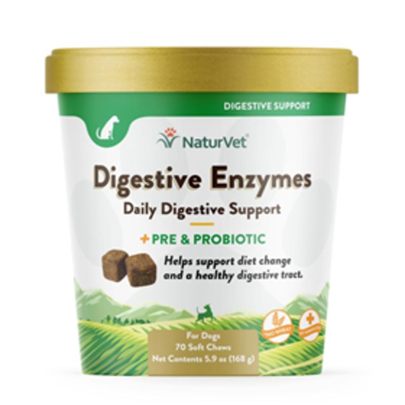 NaturVetDigestive Enzymes Soft Chew 70 ct