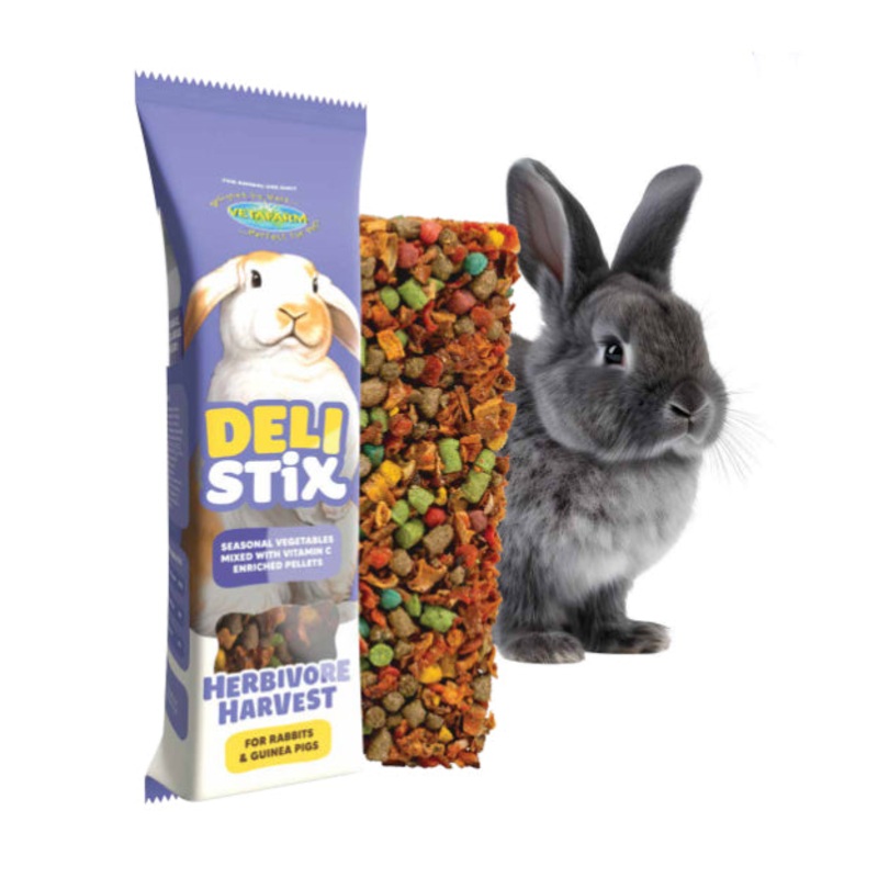 Vetafarm DeliStix Herbivore Harvest Treat Bar for Rabbits & Guinea Pigs