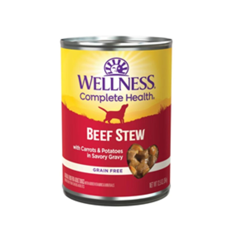 Wellness Beef Stew with Carrots & Potatoes Canned Dog Food 12.5 oz.