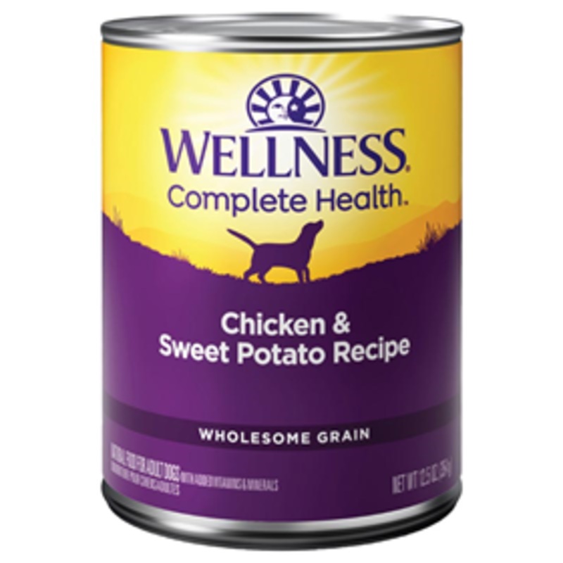 Wellness Complete Heatlh Chicken & Sweet Potato Formula Canned Dog Food 12.5 oz.