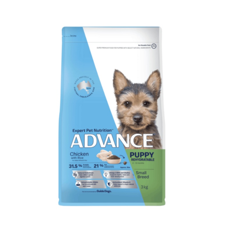 Advance Rehydrate Chicken with Rice Small Breed Puppy Dry Food