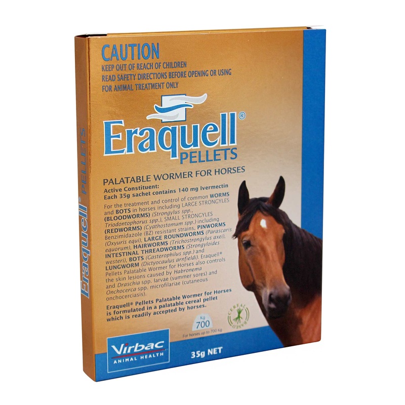 Eraquell Pellets Palatable Wormer for Horses 35g