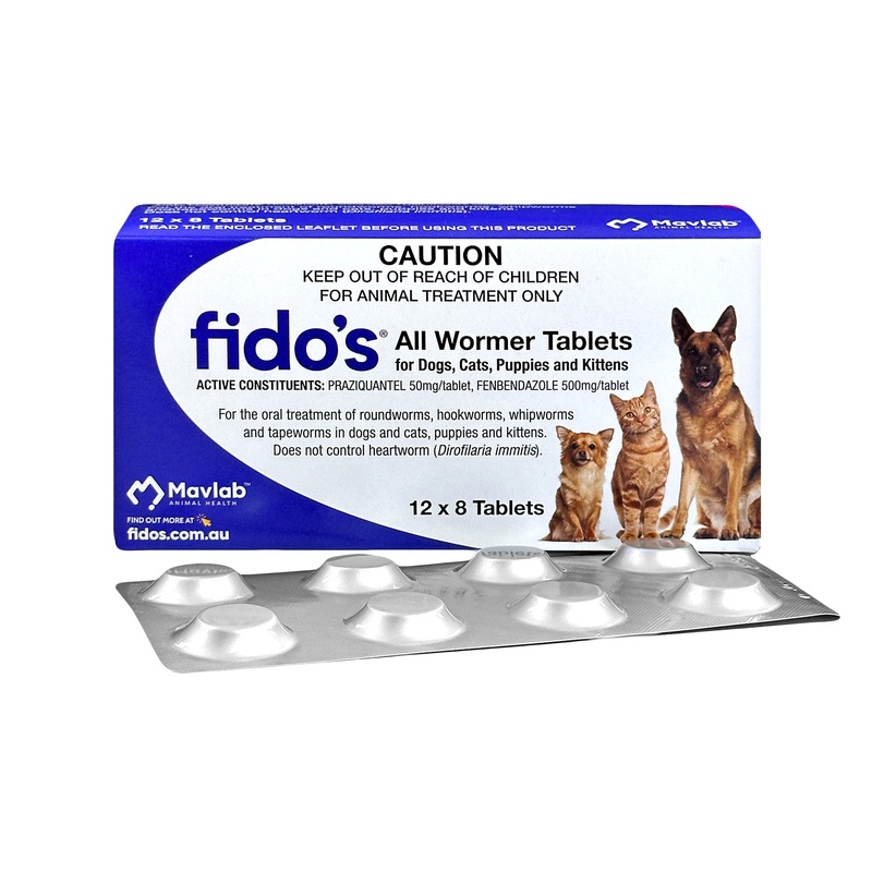 Fido’s All Wormer Tablets 96’s