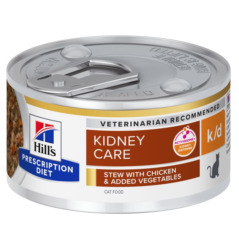 Hill’s Prescription Diet Feline k/d Kidney Care Chicken & Vegetable Stew 82g x 24