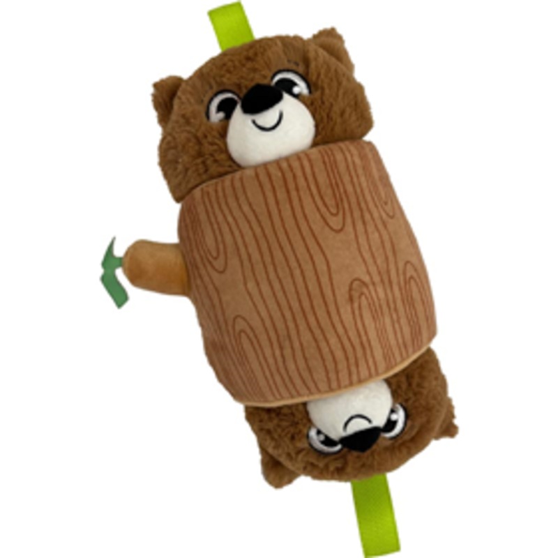 Shoreway Hide & Hug Bear Plush Dog Toy