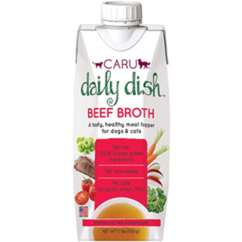 CARU Daily Dish Beef Broth for Dogs or Cats