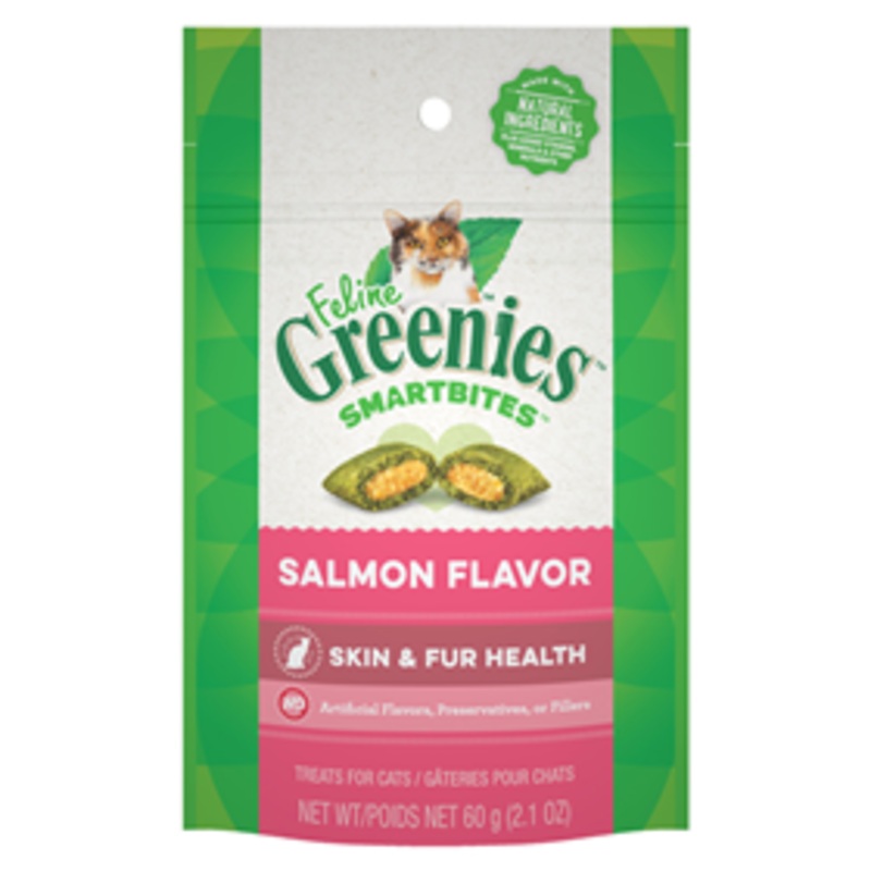 Feline Greenies SMARTBITES Skin & Fur Salmon