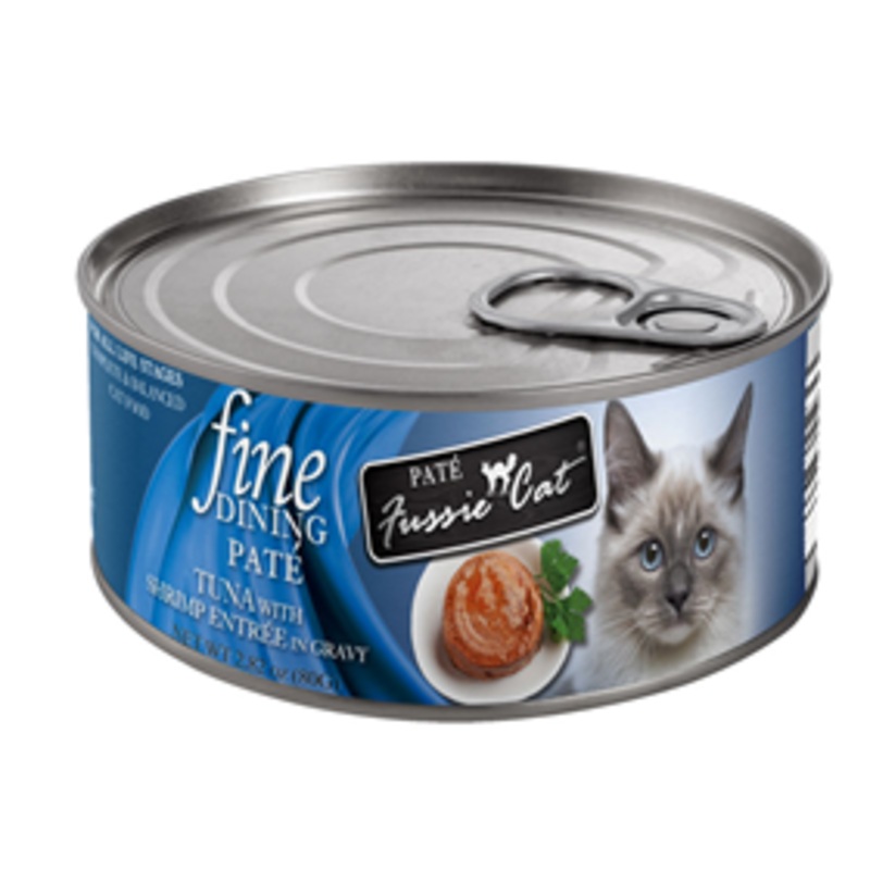 Fussie Cat Fine Dining Tuna & Shrimp Pate 2.8oz
