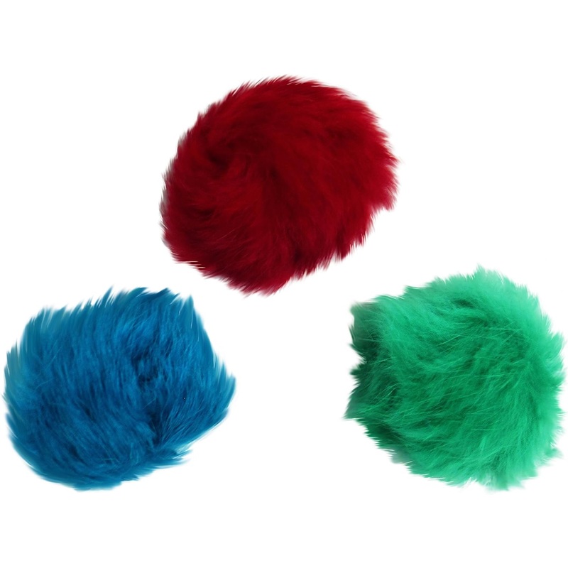 Go Cat Da Bird Bat Around Fur Balls Cat Toy 3 Pack