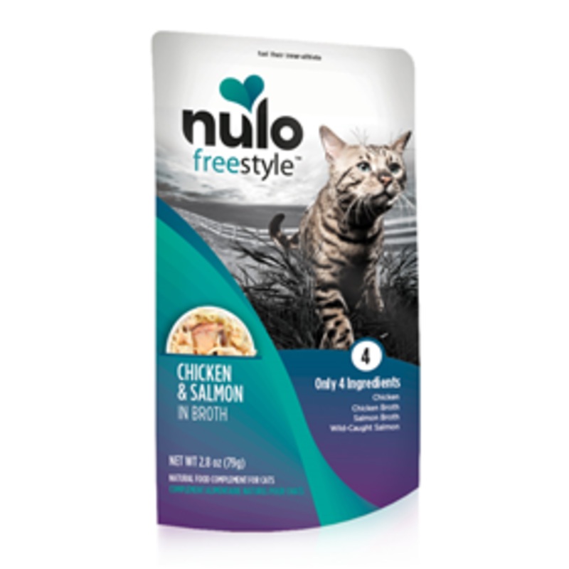 Nulo Freestyle Chicken & Salmon in Broth Natural Food Complement for Cats
