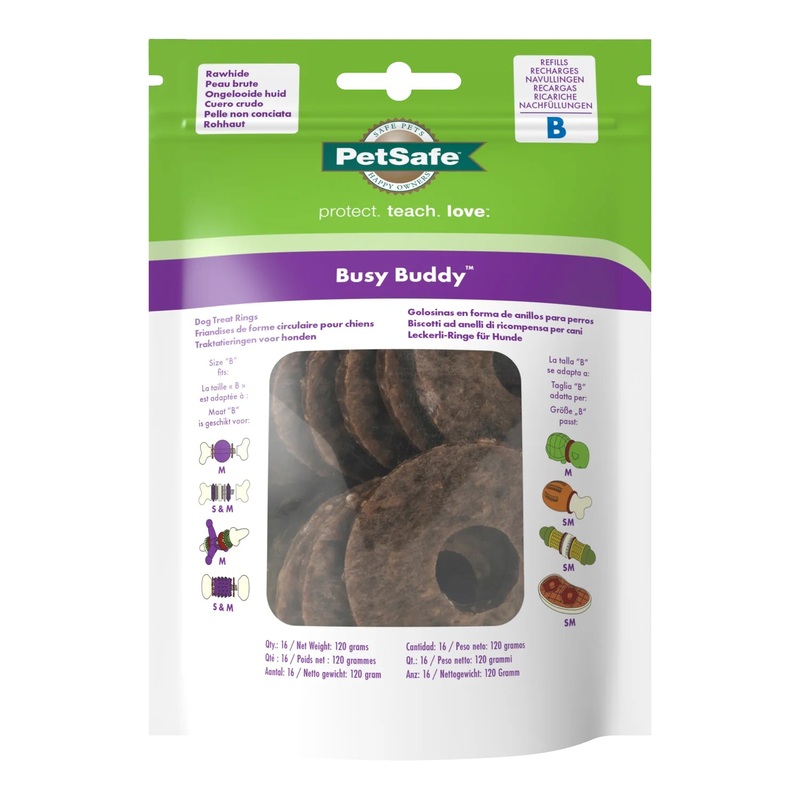 Busy Buddy Treat Ring Refill – 16 Pack