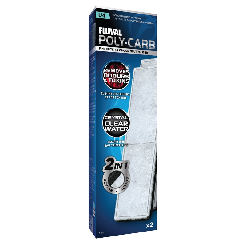 Fluval Poly Carbon Cartridge|U2|U3|U4
