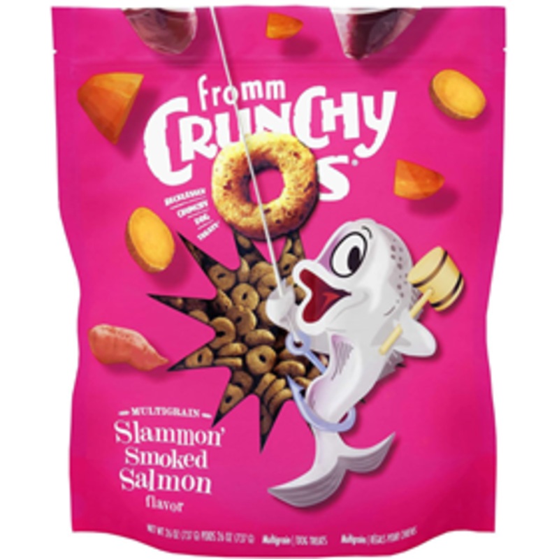 Fromm Crunchy O’s Slammon’ Smoked Salmon Flavor 26 oz