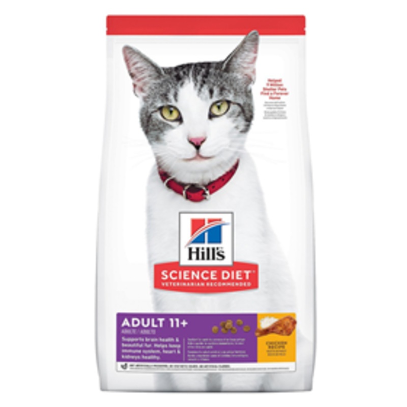 Hills Science Diet 11+ Chicken Recipe Sr. Cat Food 3.5lbs