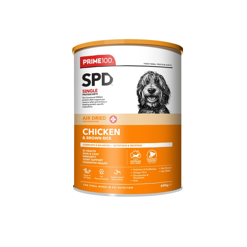 Prime100 Air Dried Dog Food Chicken & Brown Rice