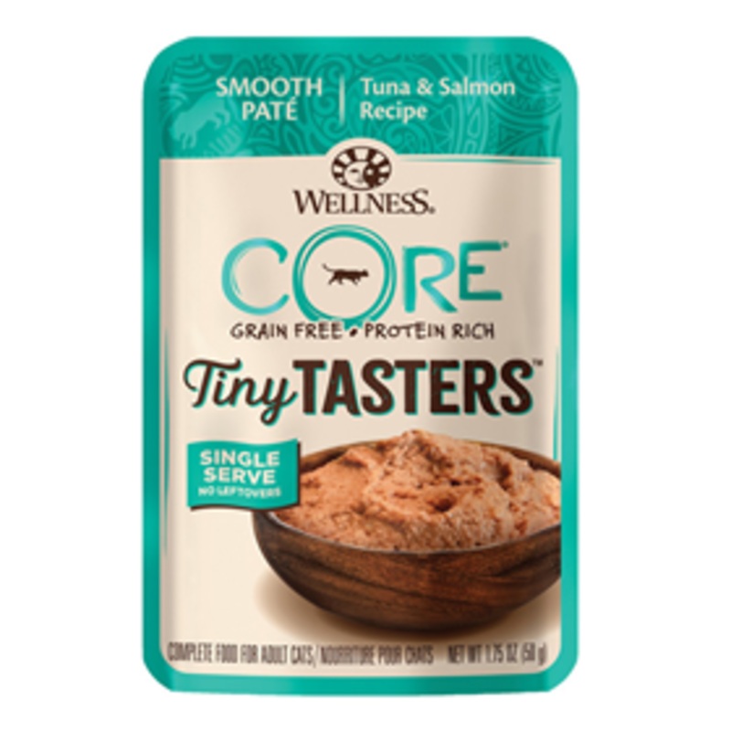 Wellness CORE Tiny Tasters Tuna & Salmon Recipe Cat Food 1.75 oz