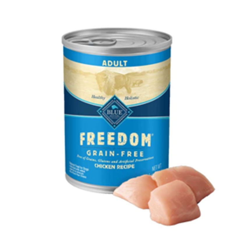 Blue Buffalo BLUE Freedom Grain-Free Chicken Recipe Can Dog Food, 12.5 oz.