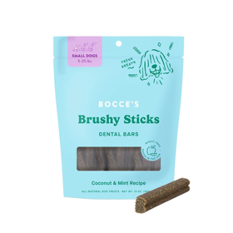 Bocce’s Brushy Sticks Dental Bars for Small Dogs 13 oz.