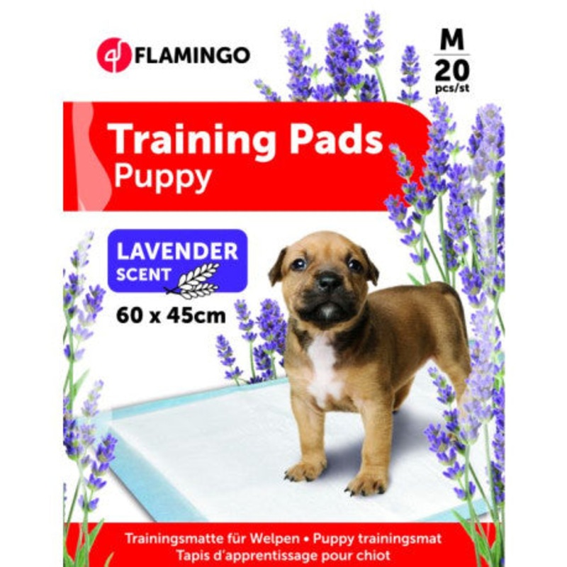 Flamingo Training Pad White with Lavender Scent 60x45cm