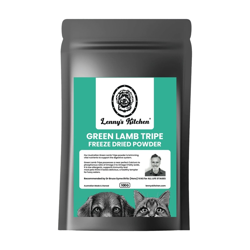 Lenny’s Kitchen Green Lamb Tripe Powder 100g