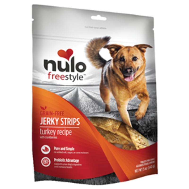 Nulo Freestyle Jerky Strips Turkey Recipe with Cranberries 5oz.