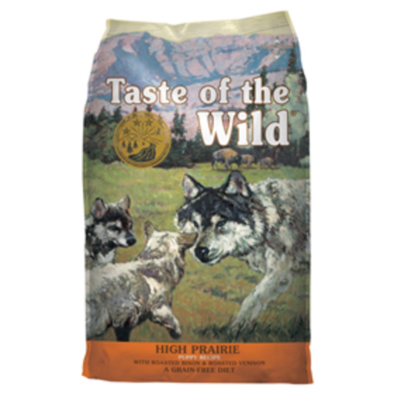 Taste of the Wild High Praire Puppy Recipe with Roasted Venison & Bison Dog Food