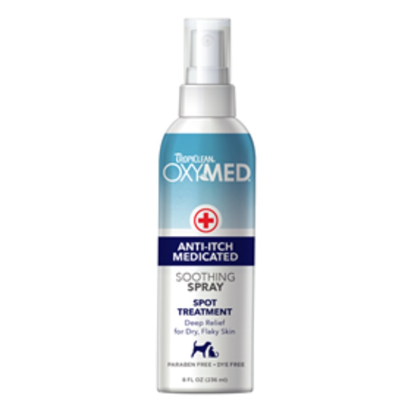 TropiClean OxyMed Anti-Itch Soothing Spray 8 oz.