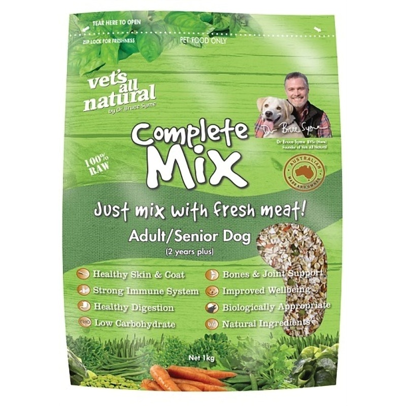 Vets All Natural Complete Mix Dry Dog Food Adult and Senior