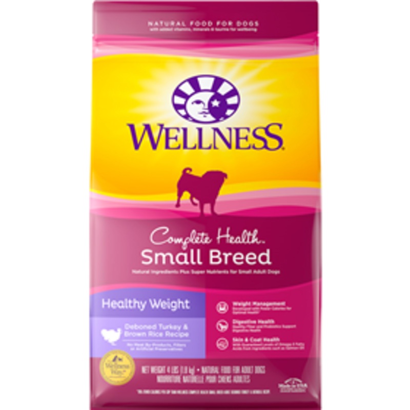 Wellness Complete Health Small Breed Healthy Weight Turkey & Brown Rice