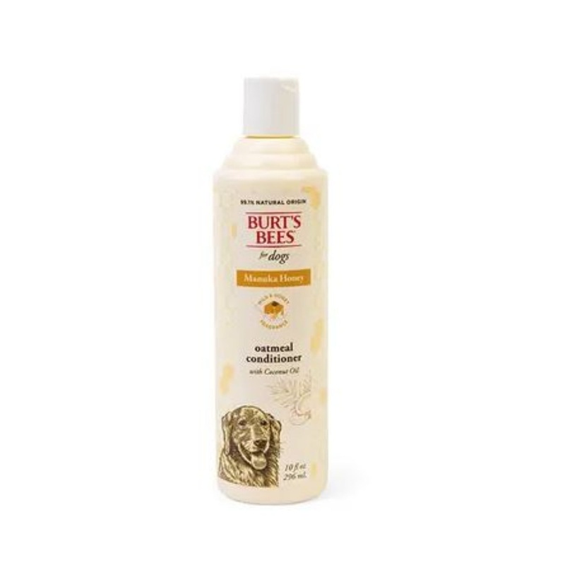 Burts Bees Manuka Honey Oatmeal Conditioner with Coconut Oil for Dogs 296mL