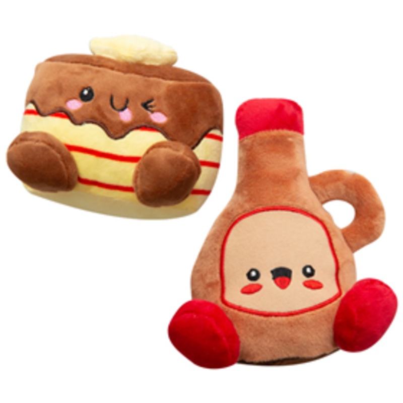 SnugARooz Pancake & Syrup Dog Toys