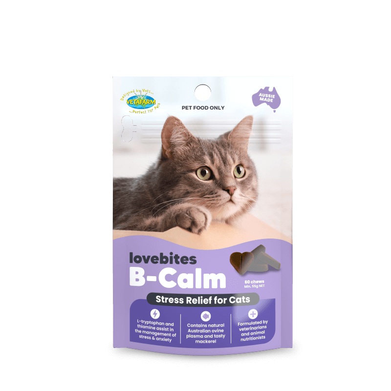 Vetafarm Lovebites Cat B-Calm Chews 60 Chews