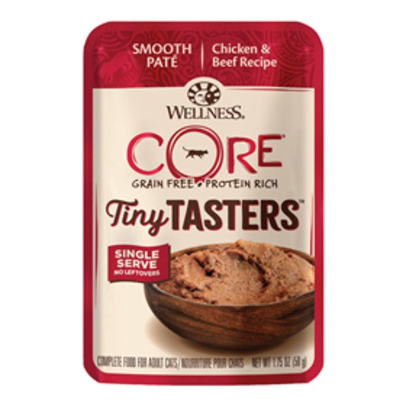 Wellness CORE Tiny Tasters Chicken & Beef Recipe Cat Food 1.75 oz