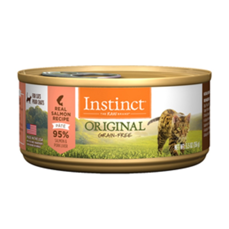 Natures Variety Instinct Real Salmon Recipe Cat Food 5.5 oz