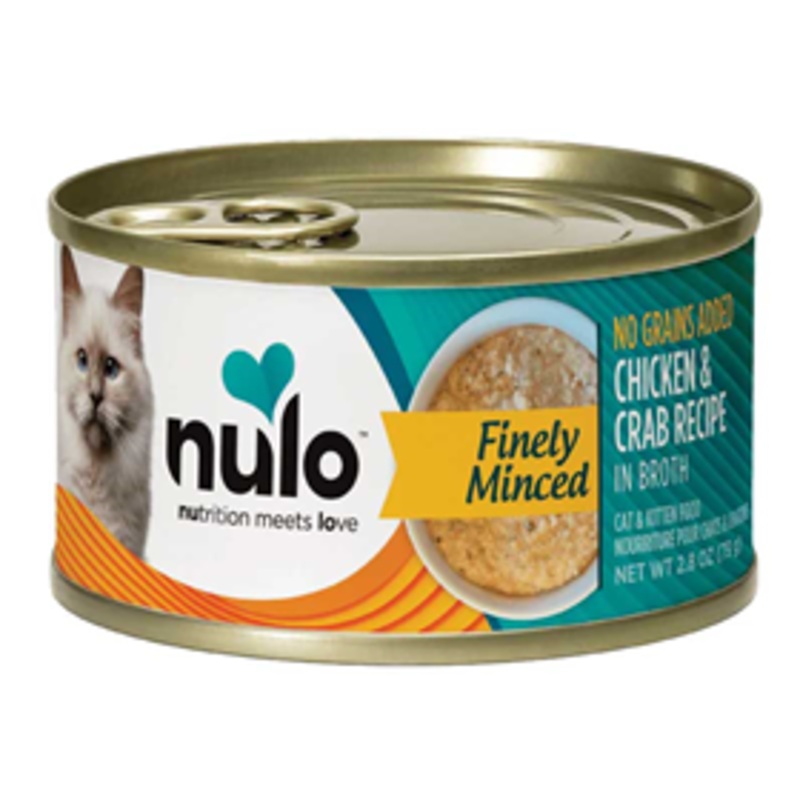 Nulo Cat & Kitten Finely Minced Chicken & Crab Recipe 6oz