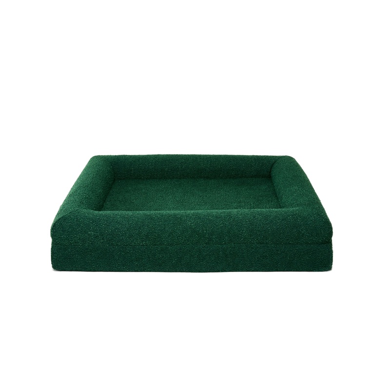 Dazy Dog Bed Cover Boucle Forest Green