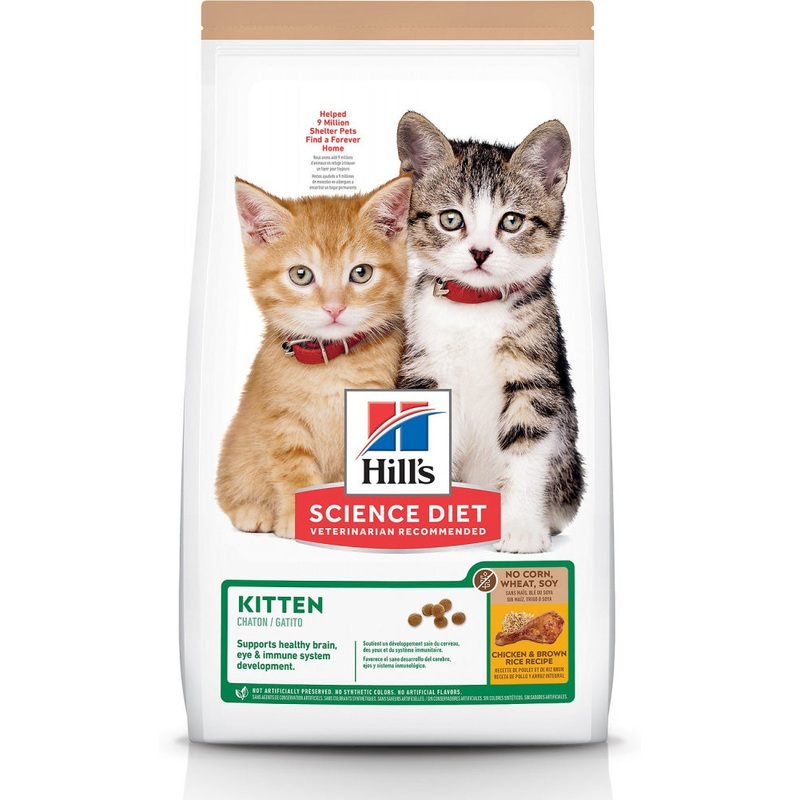 Hill’s Science Diet No Corn, Wheat, or Soy Chicken Kitten Dry Cat Food