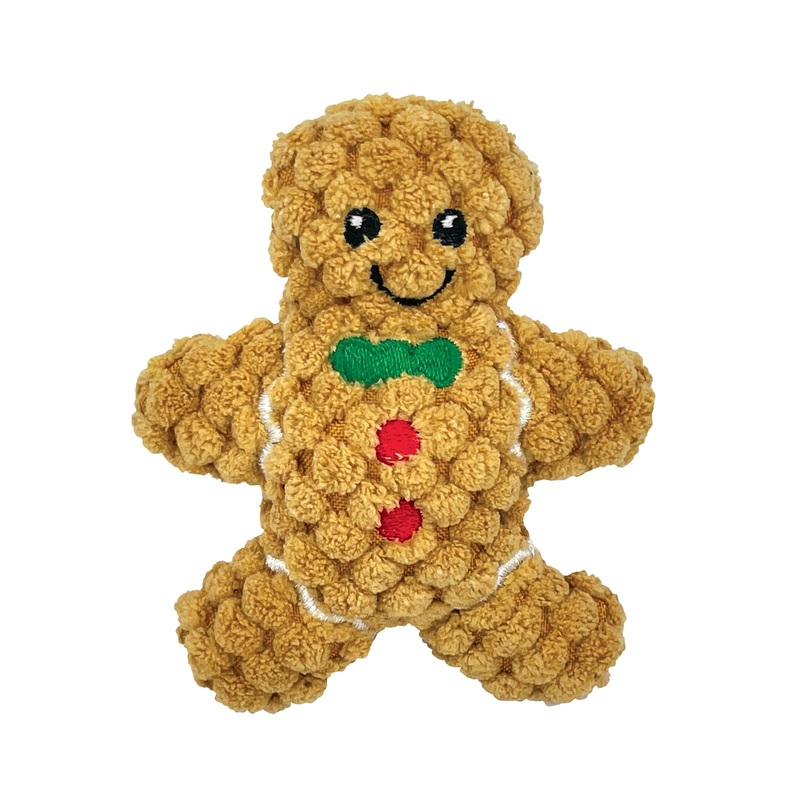 KONG Holiday Scrattle Cat Toy – Ginger Bread Man