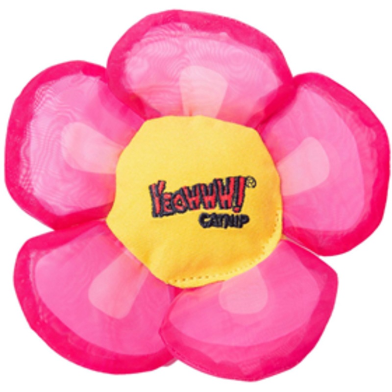 Yeowww! Daisy’s Flower Tops Pink Catnip Toy