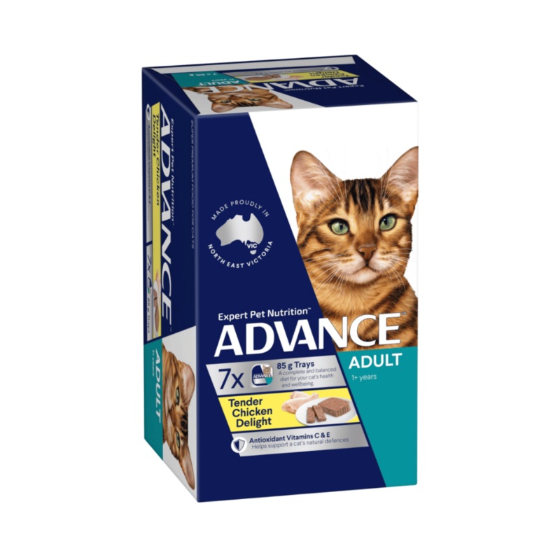 Advance Tender Chicken Delight Adult Cat Wet Food 85g Trays