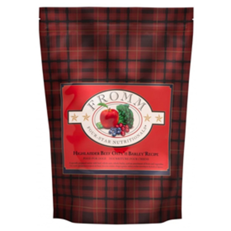 Fromm Four-Star Nutritionals Highlander Beef, Oats, n Barley Recipe Food for Dogs